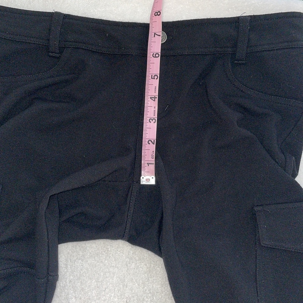 Seven7 Knit Cargo Pants Sz 4 EUC Super Cute Soft Utility Pockets Stretchy - Picture 12 of 17